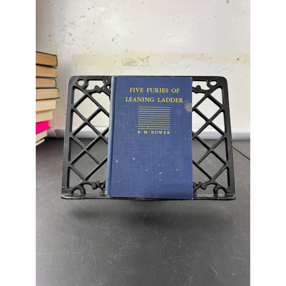 Five Furies of Leaning Ladder by B. M. Bower 1936‎ Hardcover Western Novel